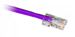 Cp GC5E-4P-PU-03-O 3ft Cat5e 350mhz Purple No Boot