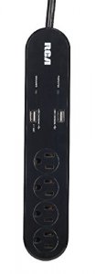 Voxx PS42Z 4out Surge Protector 2 Usb Out