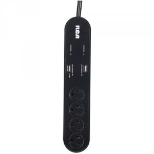 Voxx PS42Z 4out Surge Protector 2 Usb Out