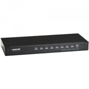 Black AVSP-DVI1X8 1 X 8 Dvi D Splitter Withaudio And Hdcp