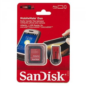 Sandisk SDDRK-121-A46 Reader, Mobilemate Duo, Micro Sdhc Micro Sd, Mem