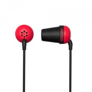 Koss PLUG R Noise Isolating Earbud Red