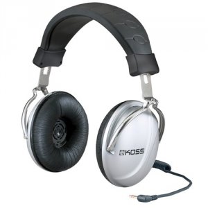 Koss TD85 Full Size Headphones, Silver