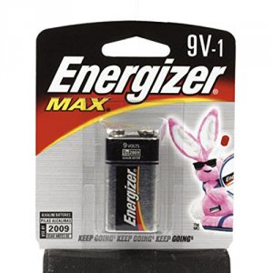 Energizer 522BP Max Alkaline 9 Volt Batteries, 1 Pack - For Multipurpo