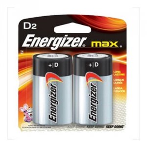 Energizer A95BP-2 Eveready D2 2pk Alkaline