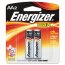 Energizer E91BP-2 Max Alkaline Aa Batteries, 2 Pack - For Multipurpose