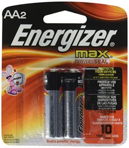 Energizer E91BP-2 Max Alkaline Aa Batteries, 2 Pack - For Multipurpose