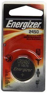 Energizer ECR2450BP 2450 Lithium Coin Battery, 1 Pack - For Multipurpo