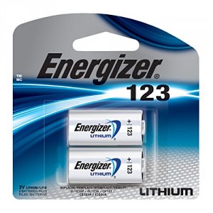 Energizer EL123APB2 123 Batteries, 2 Pack - For Camera - 3 V Dc - 2  P