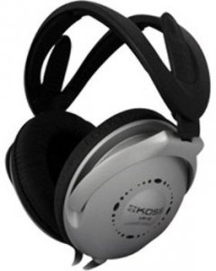 Koss CW60836 Full Size Lightweight Headphones, Blackgray