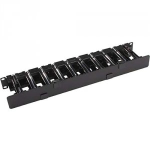 Black RM240 Horizontal Cbl Management Kits 1u With Cover