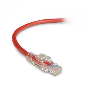 Black C6PC70-RD-01 1ft Gigatrue 3 Cat6 Red         Lockable Patch Cabl