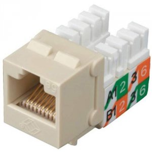 Black FMT927-R2-25PAK 25pk Gigabase2 Cat5e Jack