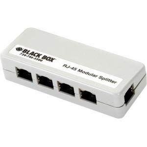 Black FM815-R2 Rj-45 Modular Splitters, 5-position, 8 X