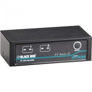 Black KV7022A-K Servswitch  Dt Basic Ii Kit, 2-port