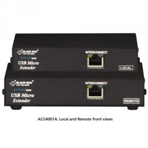 Black ACU4001A Servswitch Brand Usb Micro Extender Kit,