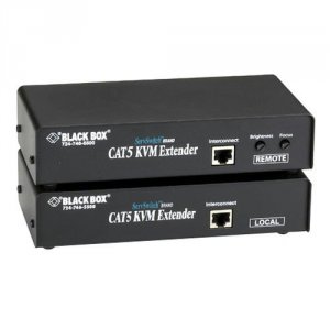 Black ACU1028A Dual Access Cat5 Kvm And Serial