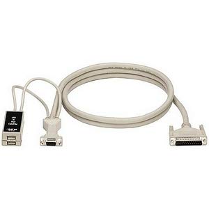 Black EHNUSB-0001 Usb To Ps2 Flashable User Cable