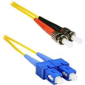 Enet SCST-SM-10M-ENC 10m Sc-st Os1 Singlemode Fiber Cable - Yellow