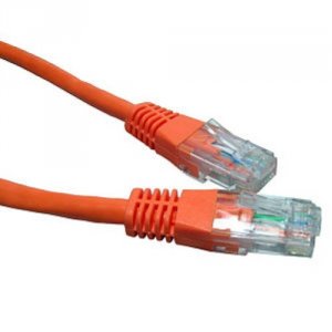 Enet C5E-OR-NB-7-ENC Cat5e Orange 7ft No Boot Patch Cable