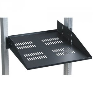 Black RM116-R2 Vented Heavy-duty Equipment Shelf