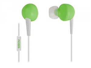 Koss KEB6IG Green Earbud With Microphone