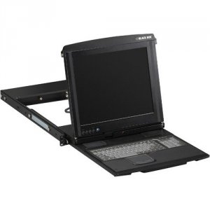 Black KVT517A-16CATX 17in 1u Lcd Tray 1 Vga, 16 Port Catx Swi