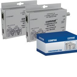 Comnet COMPAK1EOC 10100mbps Ethernet Media Converter - Copper And Coax