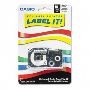 Casio XR118BKS 1pk Iron-on Transfer Tape 18mm