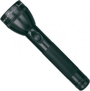 Maglite S2C016 Incandescent 2-cell C Flashlight, Black