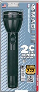 Maglite S2C016 Incandescent 2-cell C Flashlight, Black