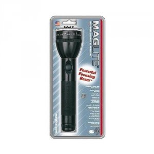 Maglite S2C016 Incandescent 2-cell C Flashlight, Black