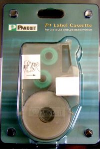 Panduit T050X000VXC-BK P1 Continuous Terminal Block Label Cassette