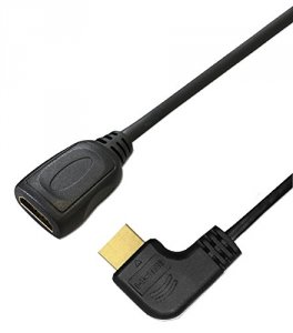 Qvs HDXRT-0.5F 0.5ft Rightangle Highspeed Hdmi