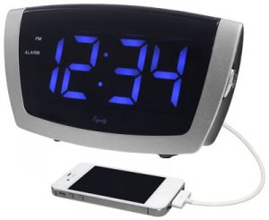 Lacrosse 75904 1.8 Blue Led Alarm Clock