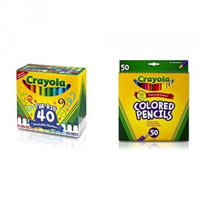 Crayola CYO 587858 40 Count Ultra-clean Washable Broad Line Markers - 