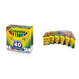 Crayola CYO 587858 40 Count Ultra-clean Washable Broad Line Markers - 