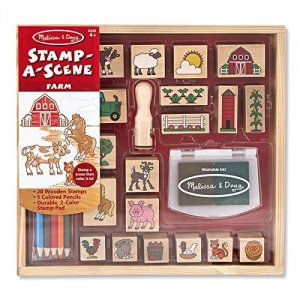 Melissa 8592 Melissa  Doug Stamp A Scene    Farm