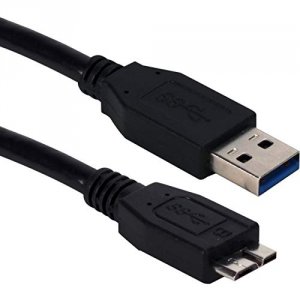 Qvs CC2228C-03BK 3ft Usb 3.03.1 Micro-usb Sync