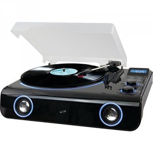 Dpi ITTB775B Turntable With Bt Radio        Stereo Speakers