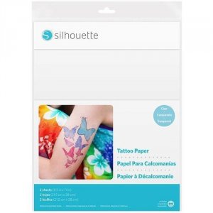 Silhouette MEDIA-TATTOO-3T 2sheets Printable Tattoo Paper