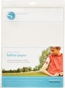 Silhouette MEDIA-TATTOO-3T 2sheets Printable Tattoo Paper