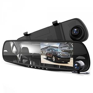 Pyle PLCMDVR49 Dvr Rearview Mirror Dash Cam