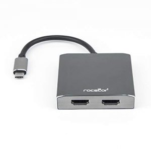 Rocstor Y10A203-A1 Usb-c To Dual Hdmi Female 4k