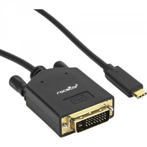 Rocstor Y10C205-B1 6ft Usb-c To Dvi-d Mm Cable