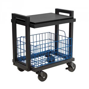 Atlantic 23350327 2tier Narrow Black Kart