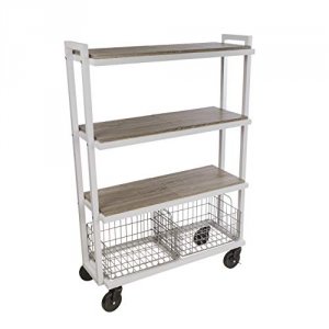 Atlantic 23350331 4tier Wide White Kart