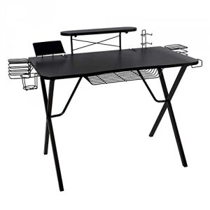 Atlantic 33950212 Black Gaming Desk Pro