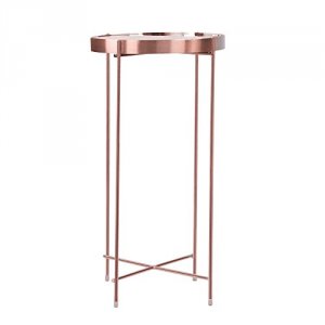 Atlantic 82008012 Ritz Rose Gold Side Table Tall