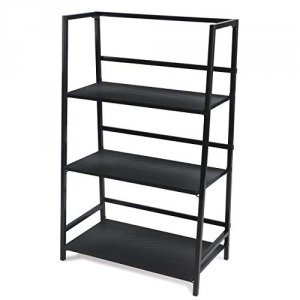 Atlantic 38450335 3tier Black Folding Shelf